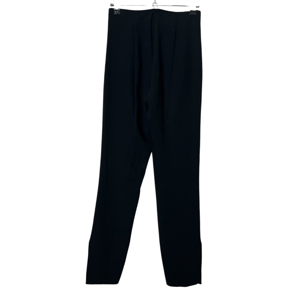 Cinq a Sept Brianne Pant Women's 0 Black Side Slit Office Tailored Minimal Chic - Picture 2 of 10